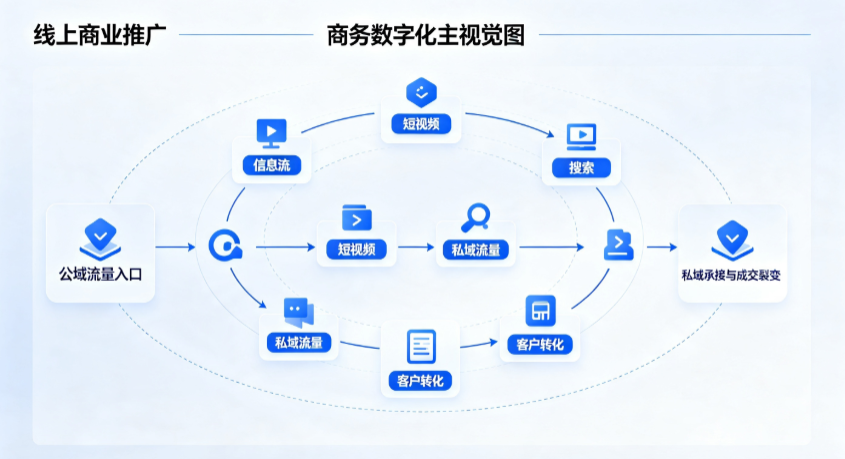 沙依巴克区线上商业推广怎么做？全域流量闭环搭建与低成本转化实战指南